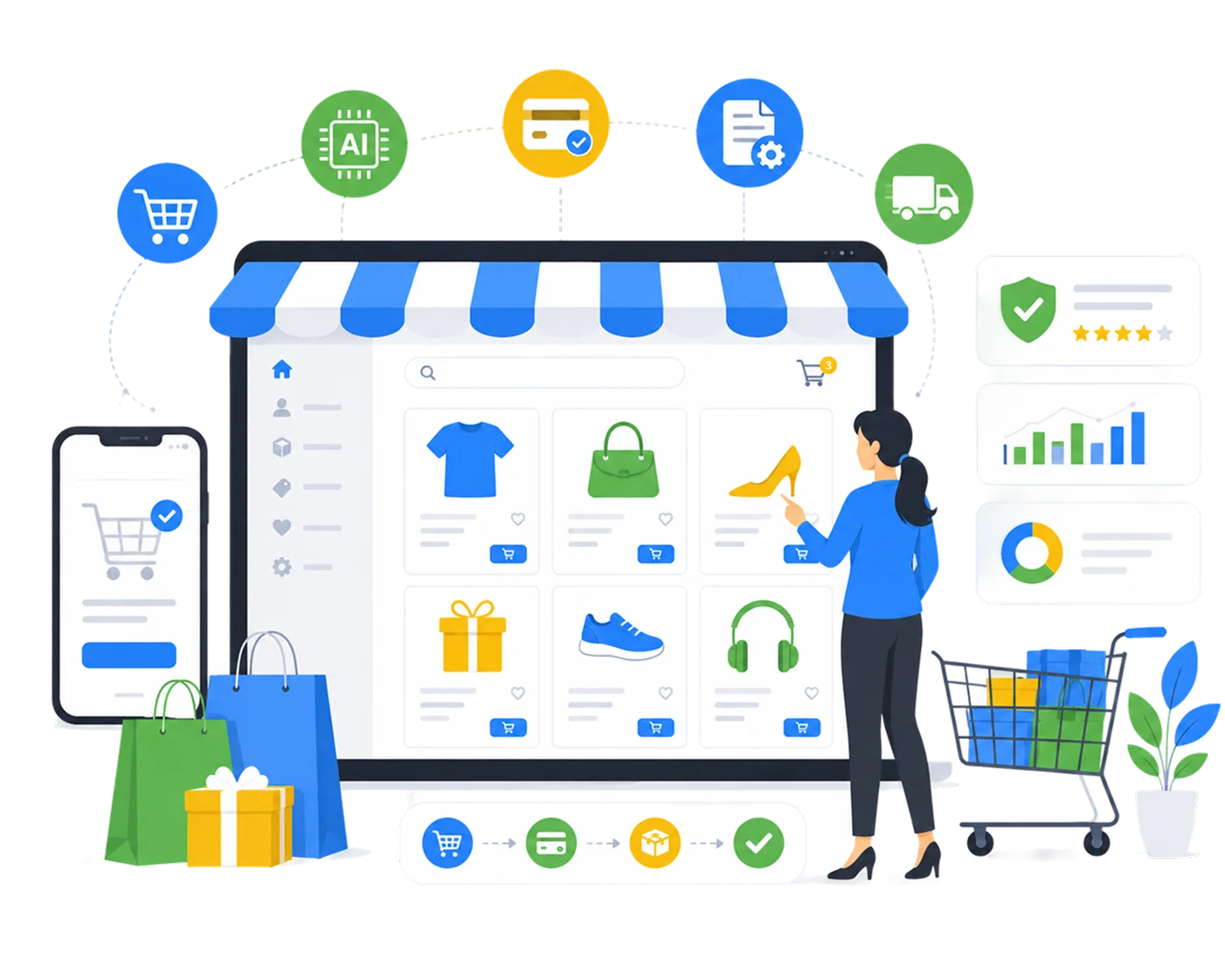 E-Commerce UI Mockup